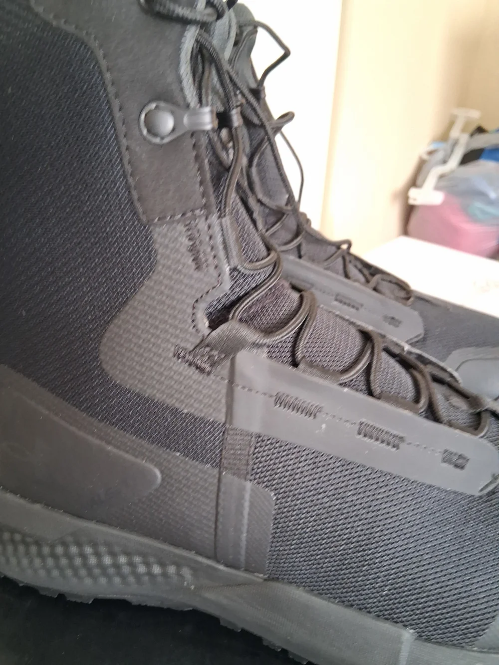Under Armour Men's US SIZE 13 Black Tactical Lace-Up Boots NEW WITH BOX